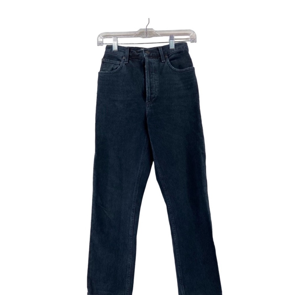 Agolde Riley high rise straight crop jeans size 25